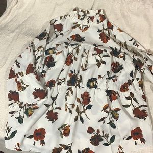 Women’s 1/4-sleeve floral blouse